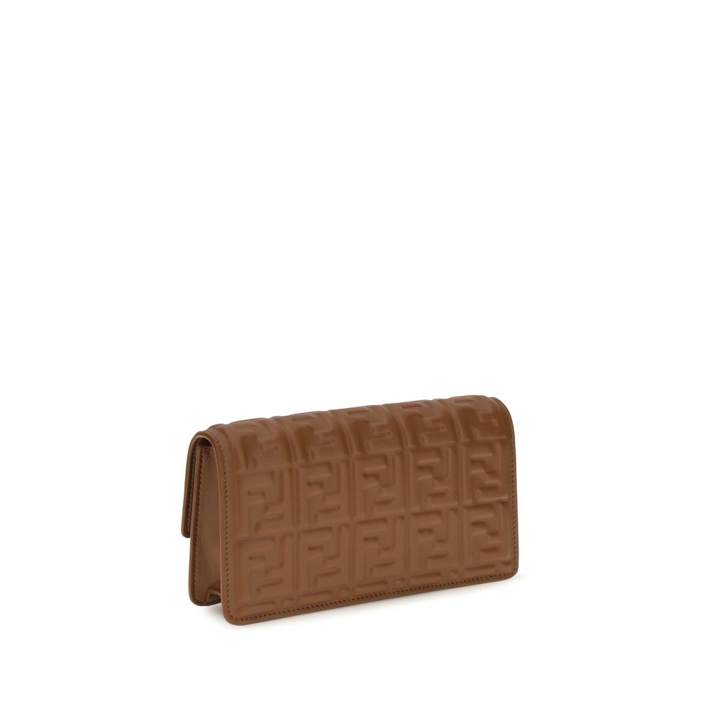 Fendi Brown Calf Leather Bos Taurus Wallet | Regal Royce