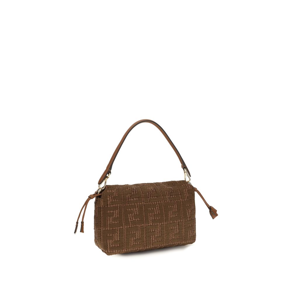 Fendi Brown Raffia Shoulder Bag | Regal Royce