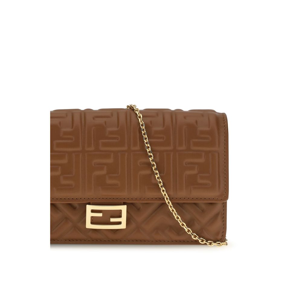 Fendi Brown Calf Leather Bos Taurus Wallet | Regal Royce