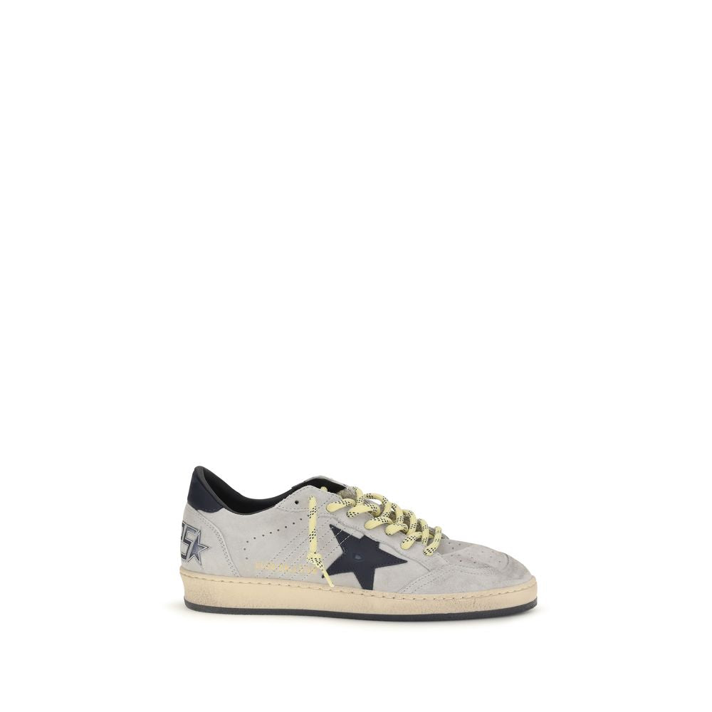 Golden Goose Gray Calf Leather Bos Taurus Sneakers | Regal Royce