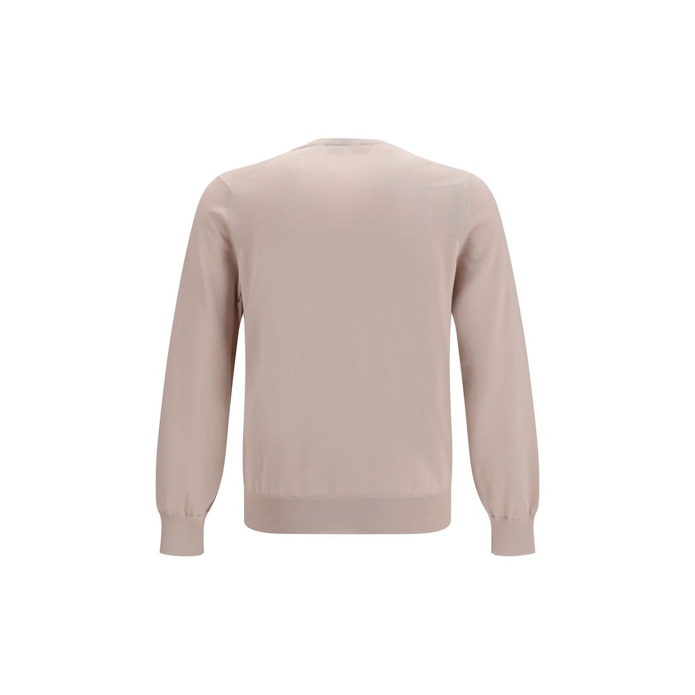 Brunello Cucinelli Beige Cotton Sweatshirt | Regal Royce