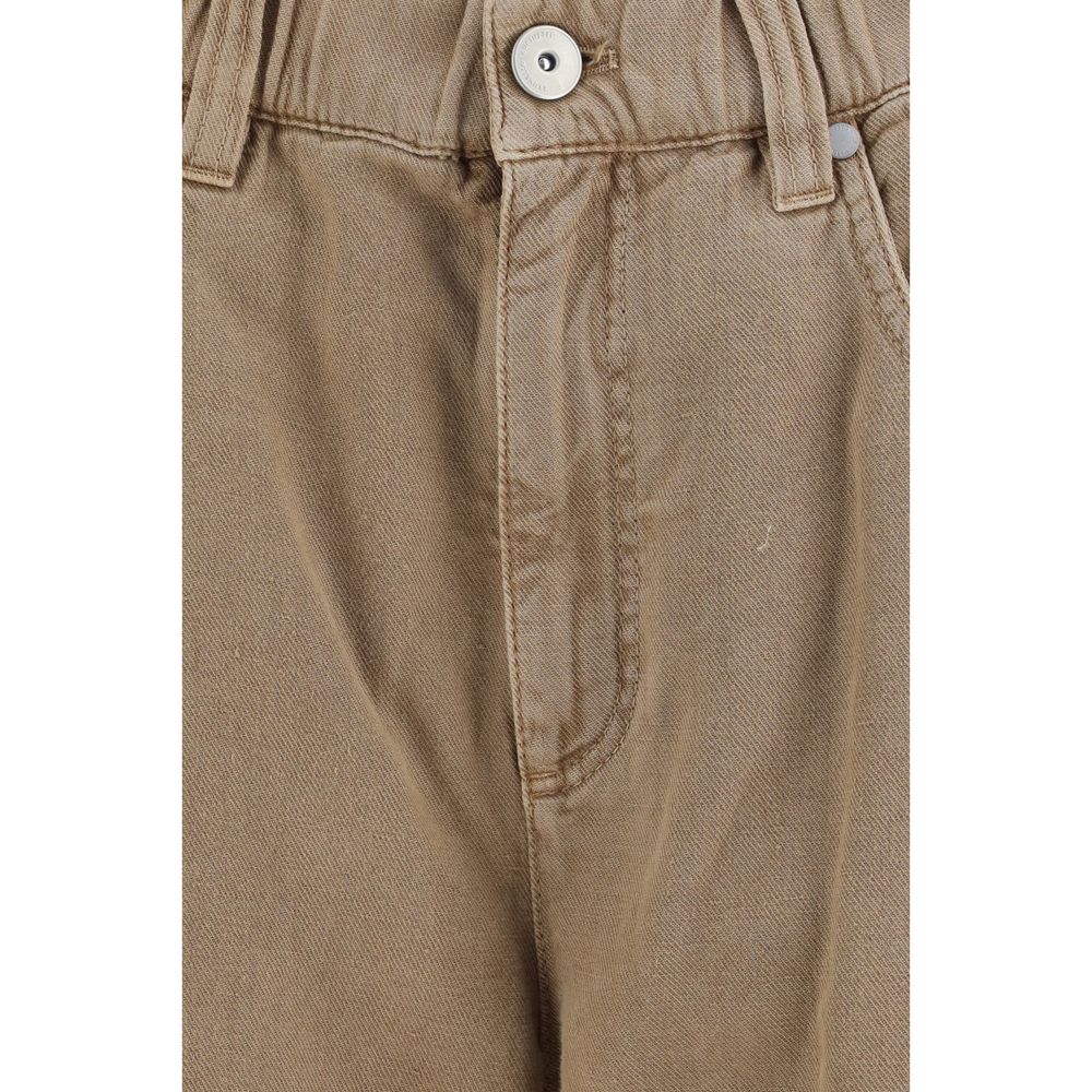 Brunello Cucinelli Beige Cotton Jeans Denim | Regal Royce