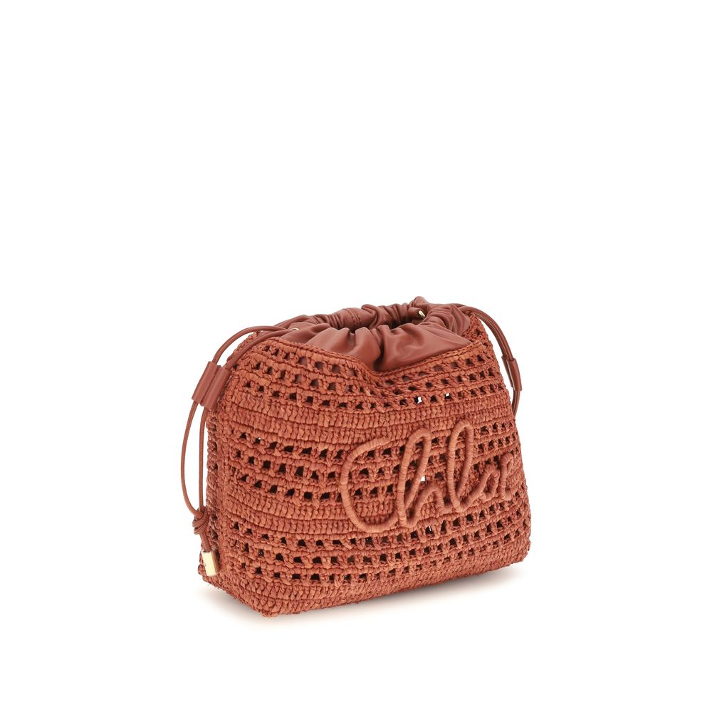 Chloé Multicolor Raffia Shoulder Bag | Regal Royce