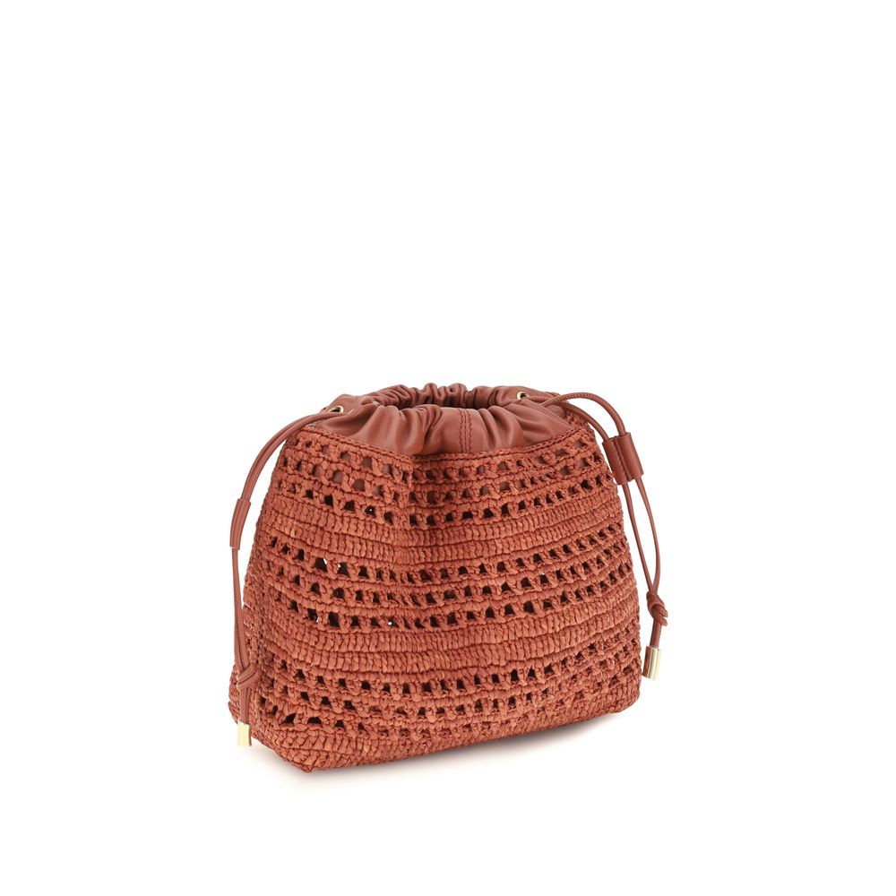 Chloé Multicolor Raffia Shoulder Bag | Regal Royce