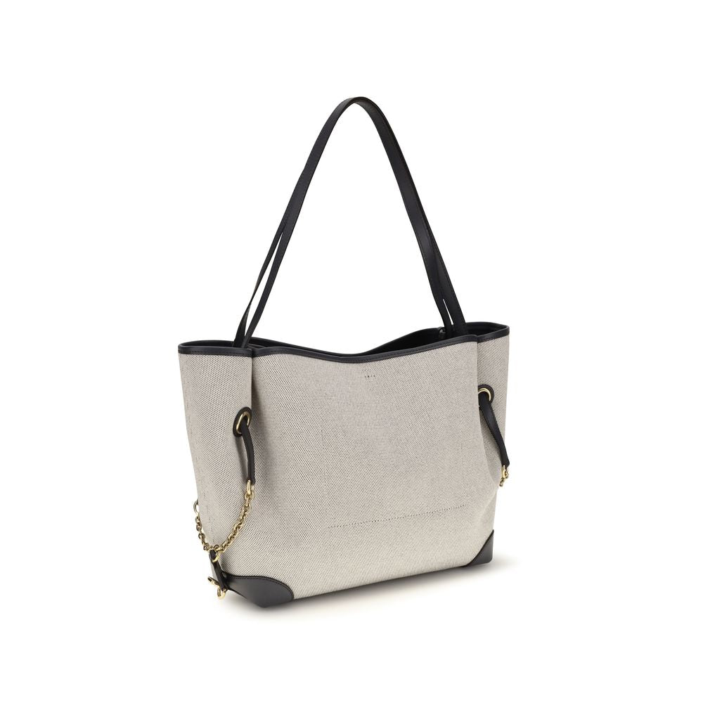 Chloé Gray Cotton Shoulder Bag | Regal Royce