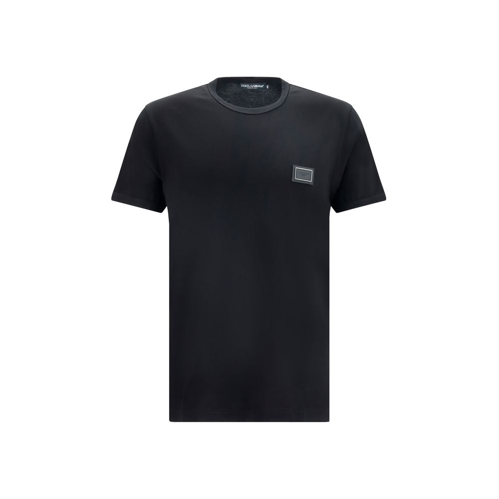 Dolce & Gabbana Black Cotton T-Shirt | Regal Royce