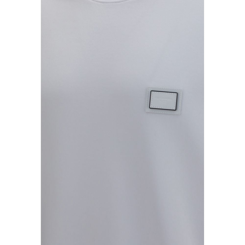 Dolce & Gabbana White Cotton Sweatshirt | Regal Royce