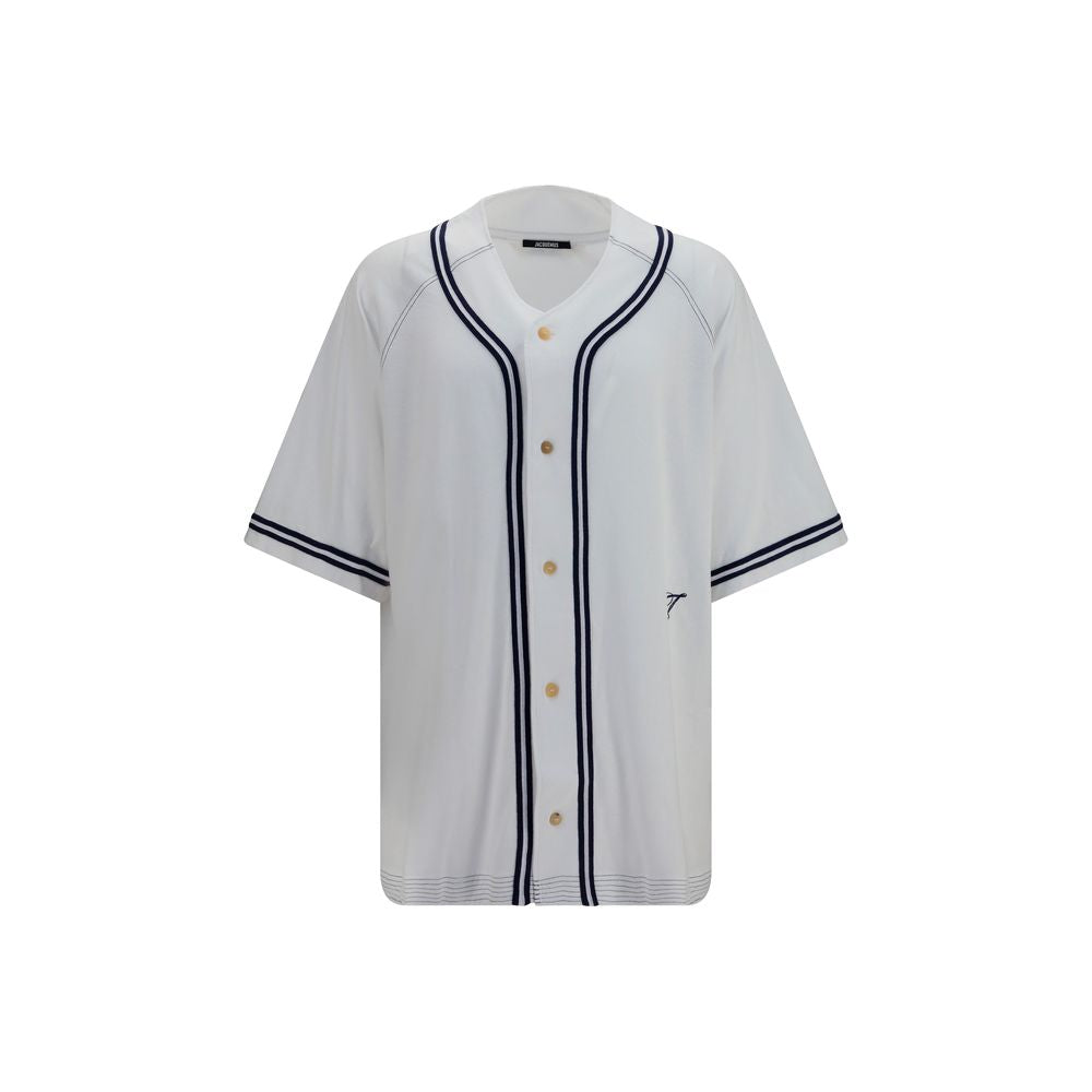 Jacquemus White Cotton Pattern Shirt | Regal Royce