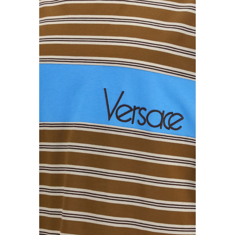 Versace Brown Cotton T-Shirt | Regal Royce
