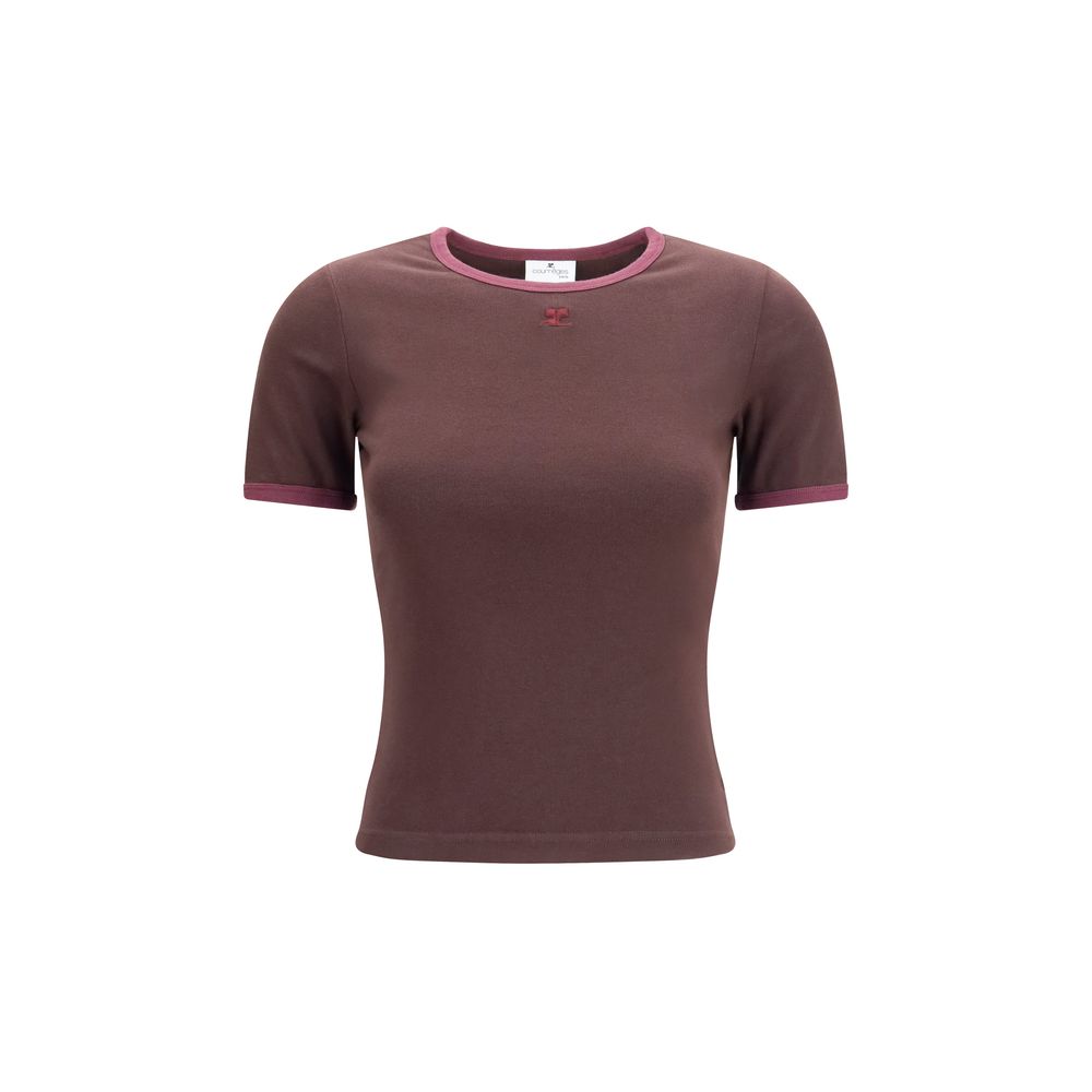 Courrèges Brown Cotton T-Shirt | Regal Royce