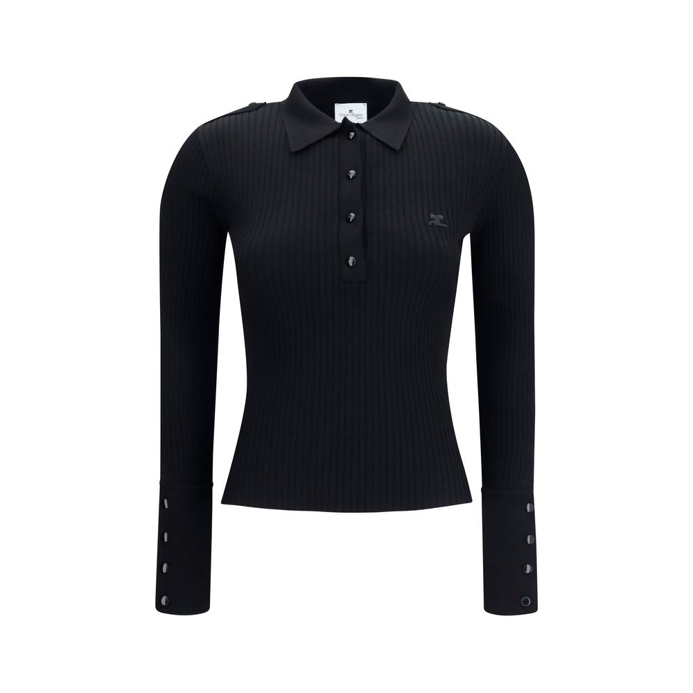 Courrèges Black Viscose Dress Shirt | Regal Royce