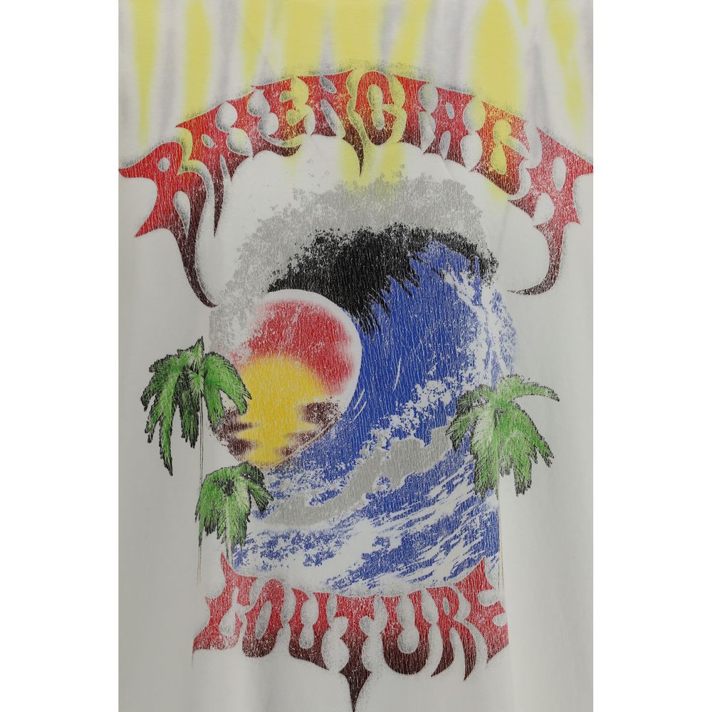 Balenciaga Bicolor Cotton T-Shirt | Regal Royce