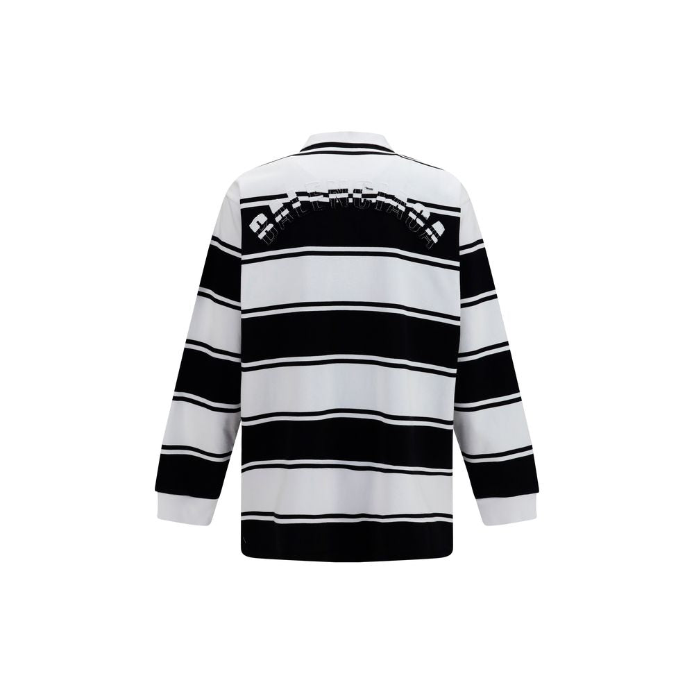 Balenciaga White Cotton Polo Shirt | Regal Royce