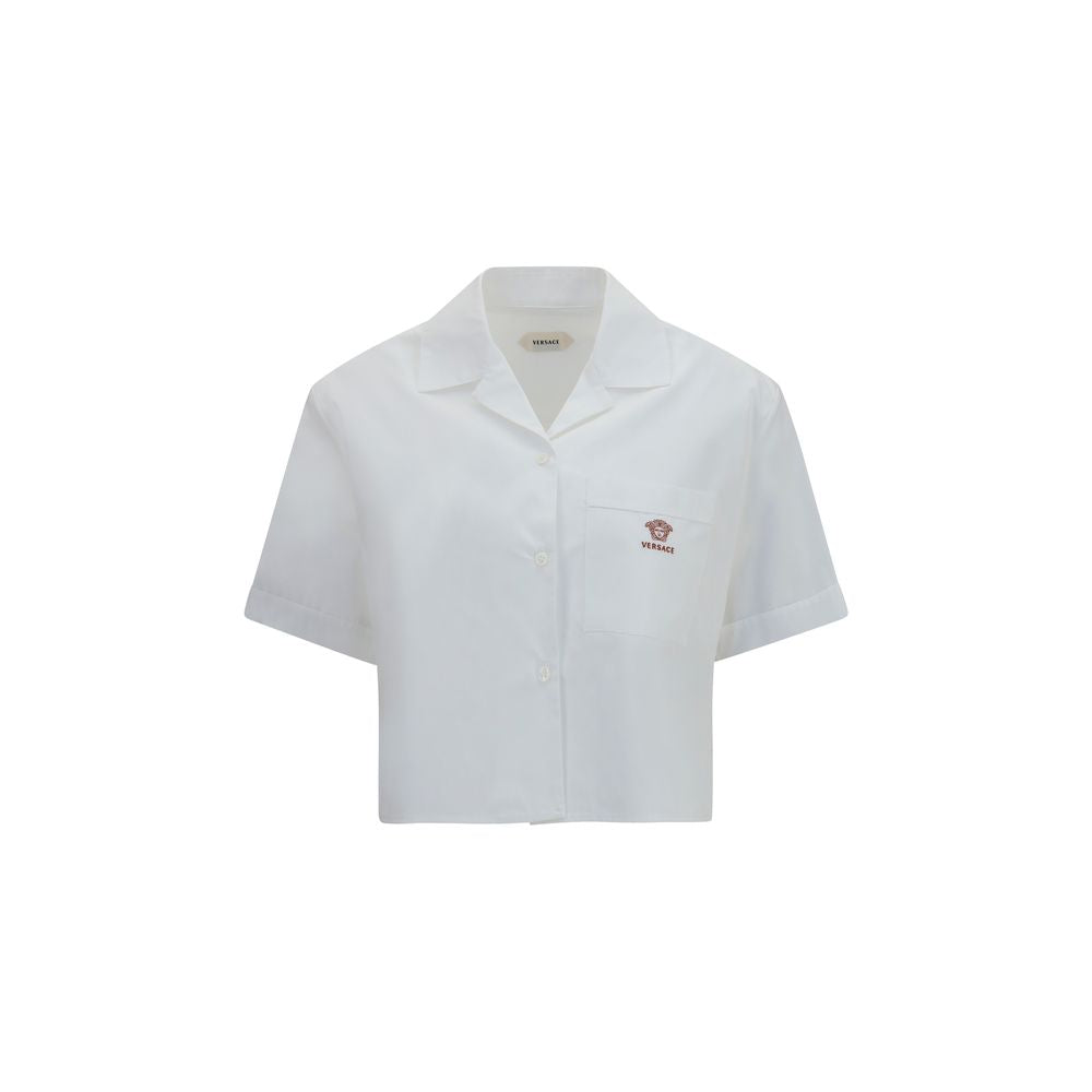 Versace White Cotton Dress Shirt | Regal Royce