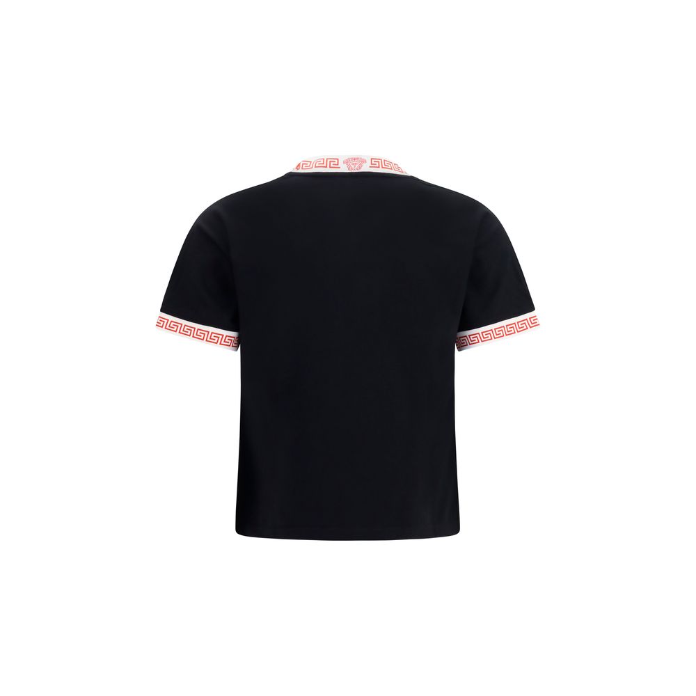 Versace Black Cotton T-Shirt | Regal Royce