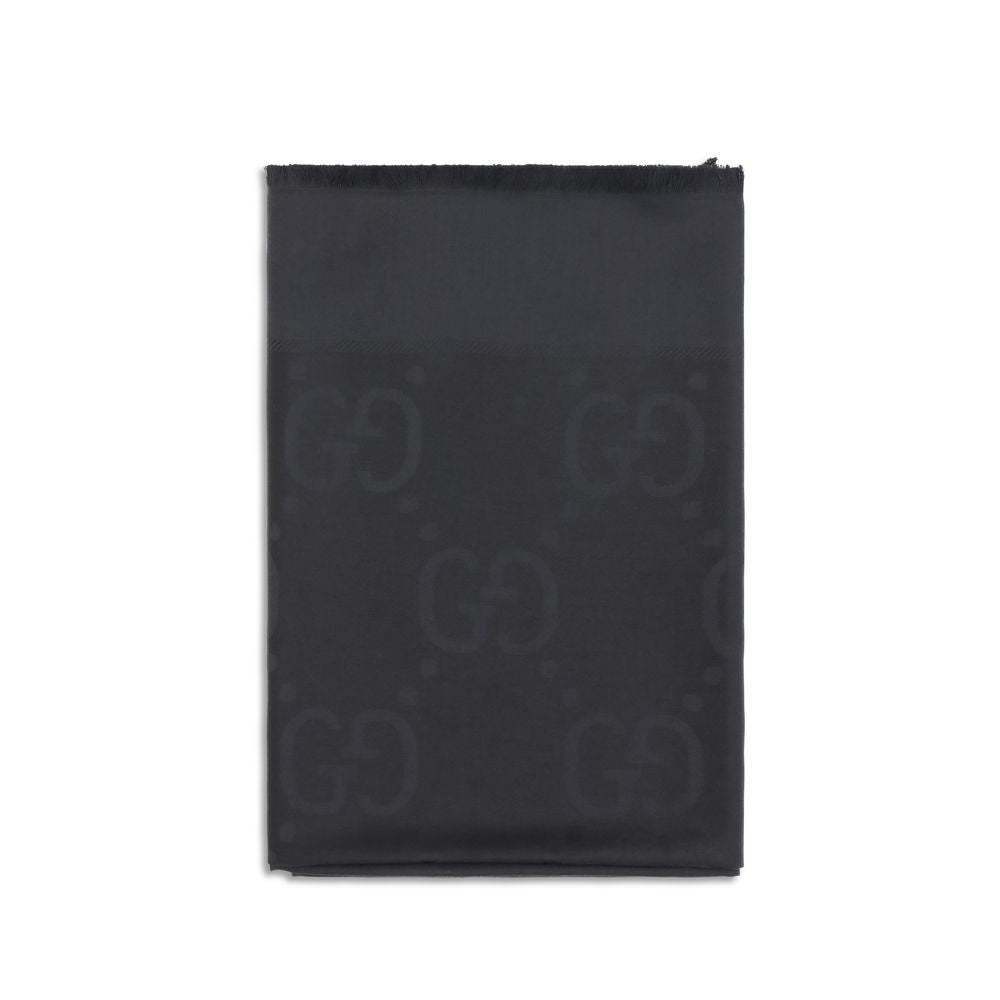 Gucci Black Wool Oves Aries Scarf | Regal Royce