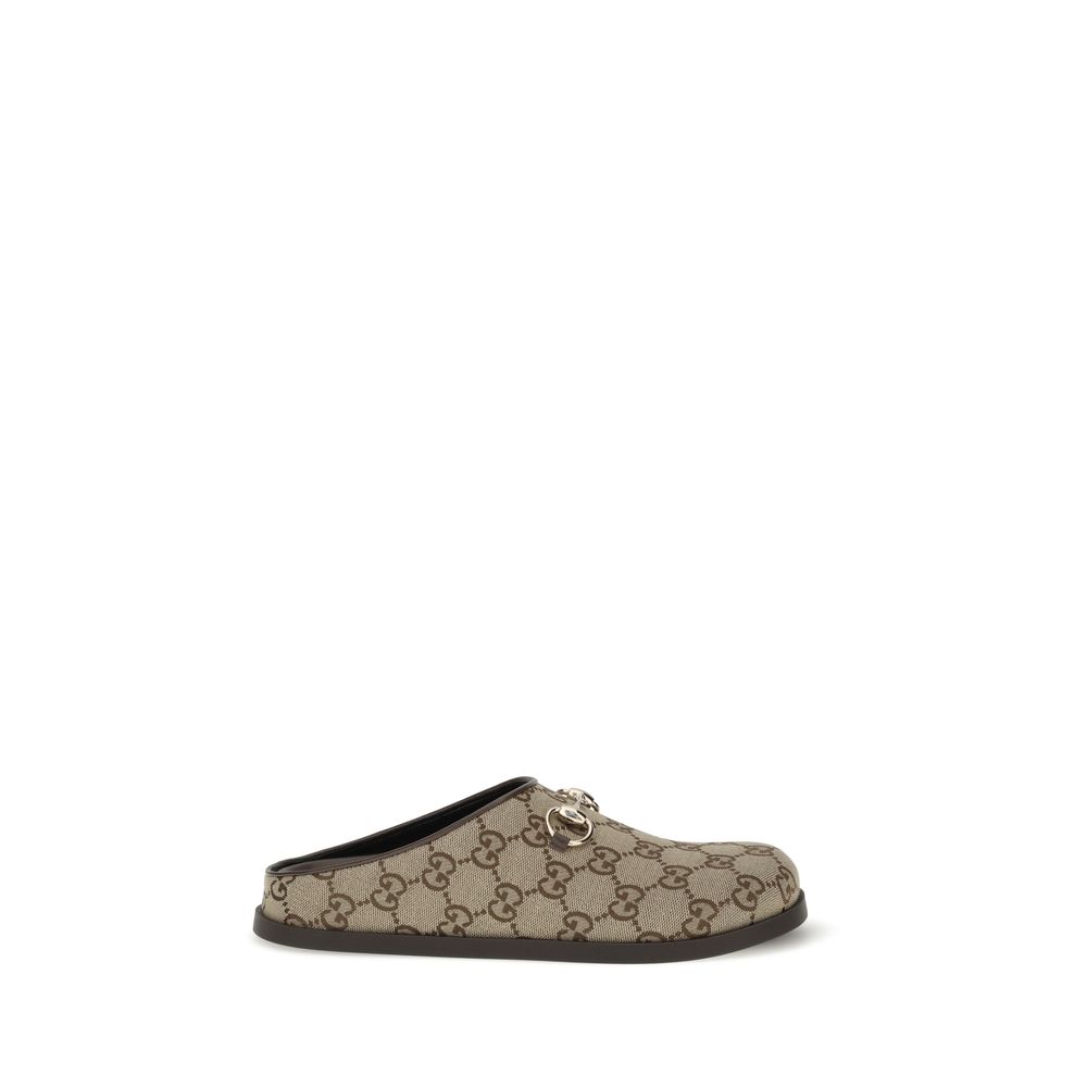 Gucci Beige Rubber Mules | Regal Royce
