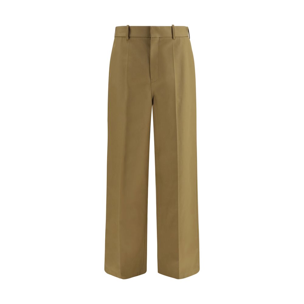 Balenciaga Beige Cotton Chino Pants | Regal Royce