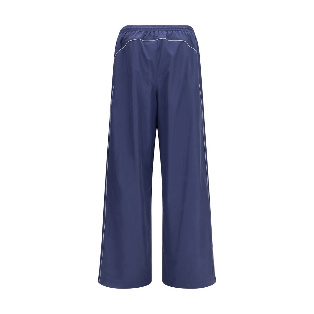 Balenciaga Blue Cotton Athletic Pants | Regal Royce