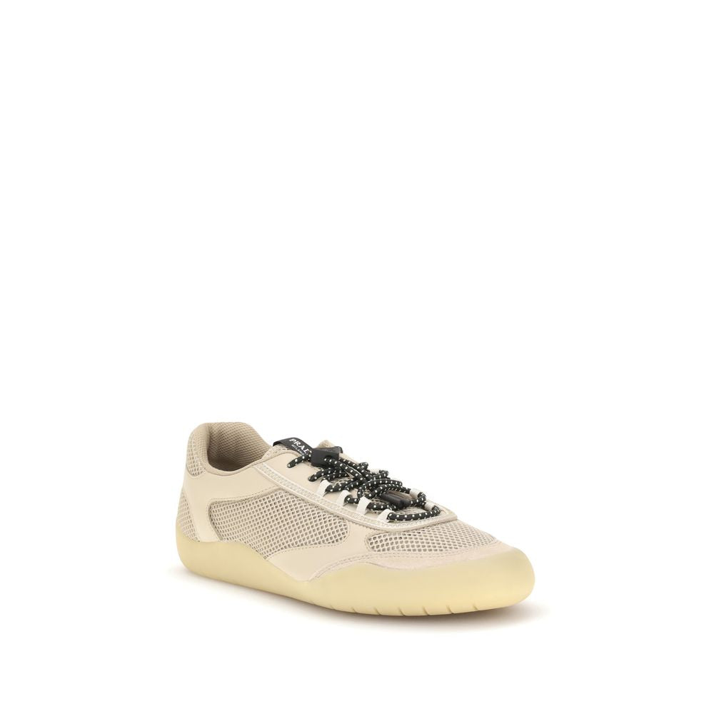 Prada Beige Polyester Athletic Sneakers | Regal Royce