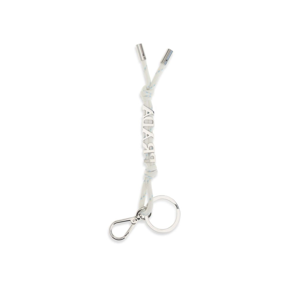 Prada White Recycled Polyamide Keychain | Regal Royce