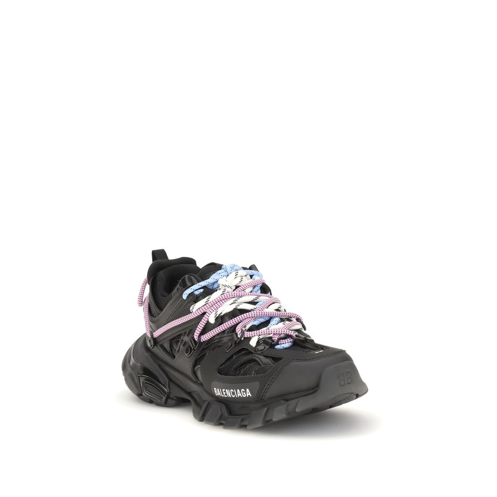 Balenciaga Black Polyester Athletic Sneakers | Regal Royce