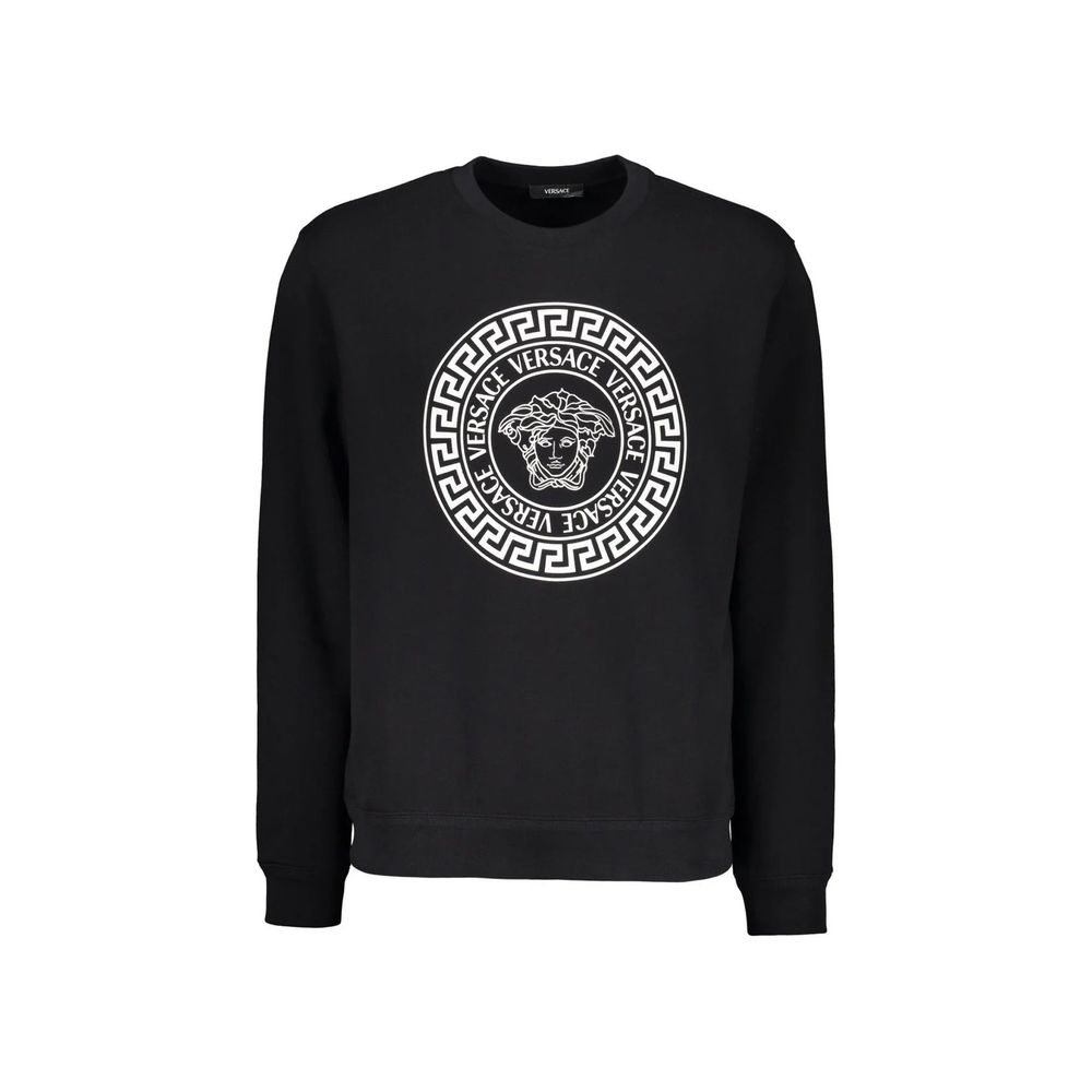 Versace Black Cotton Sweatshirt | Regal Royce