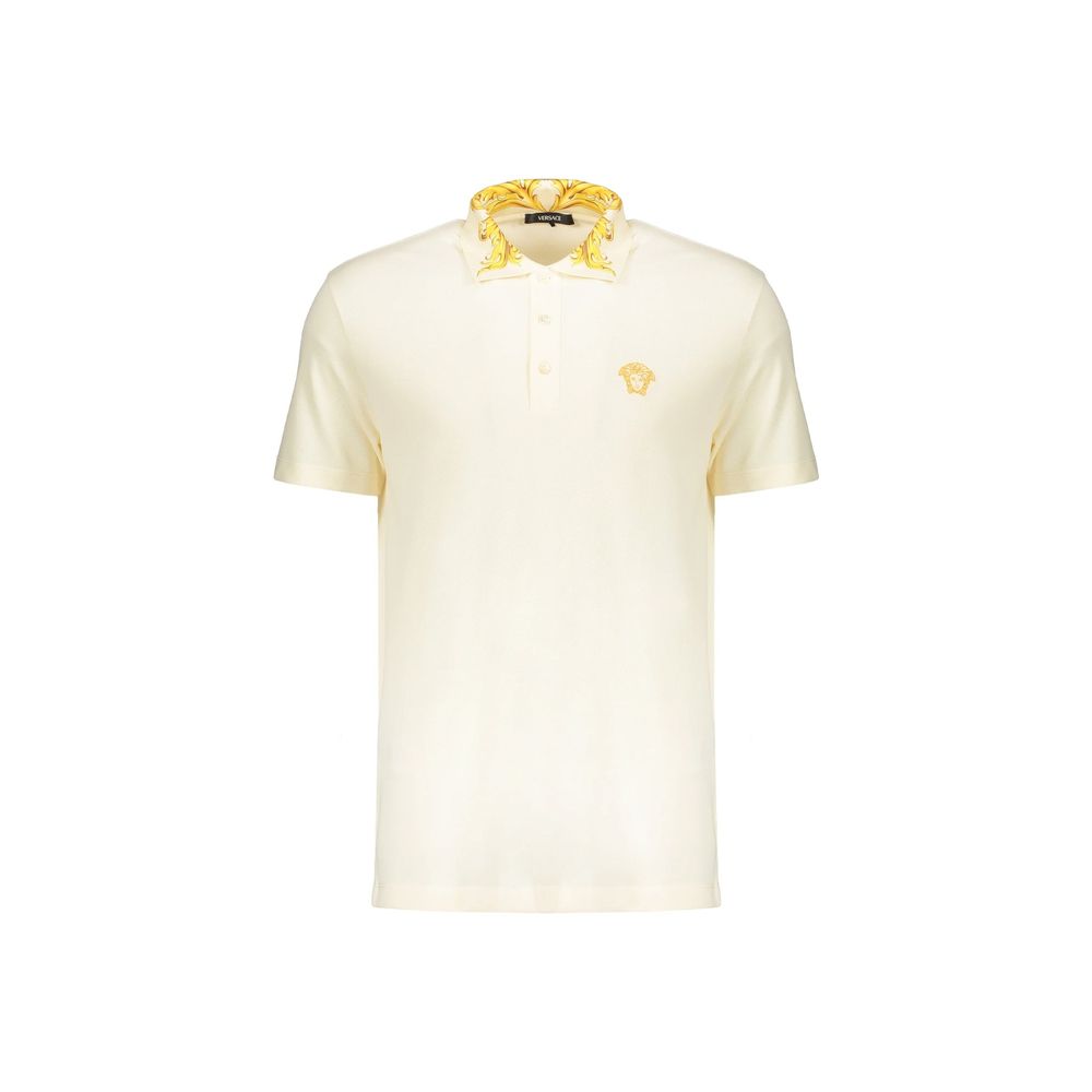 Versace Bicolor Cotton Polo Shirt | Regal Royce
