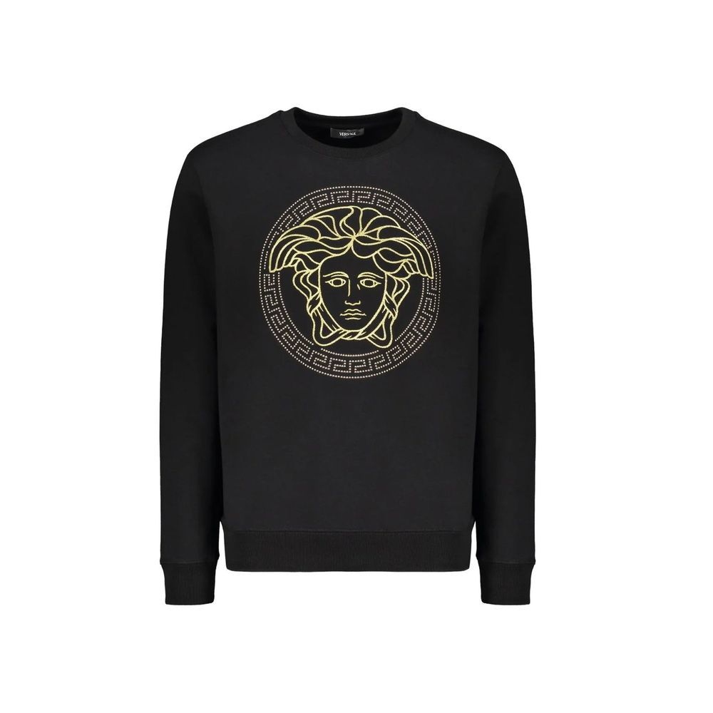 Versace Black Cotton Sweatshirt | Regal Royce