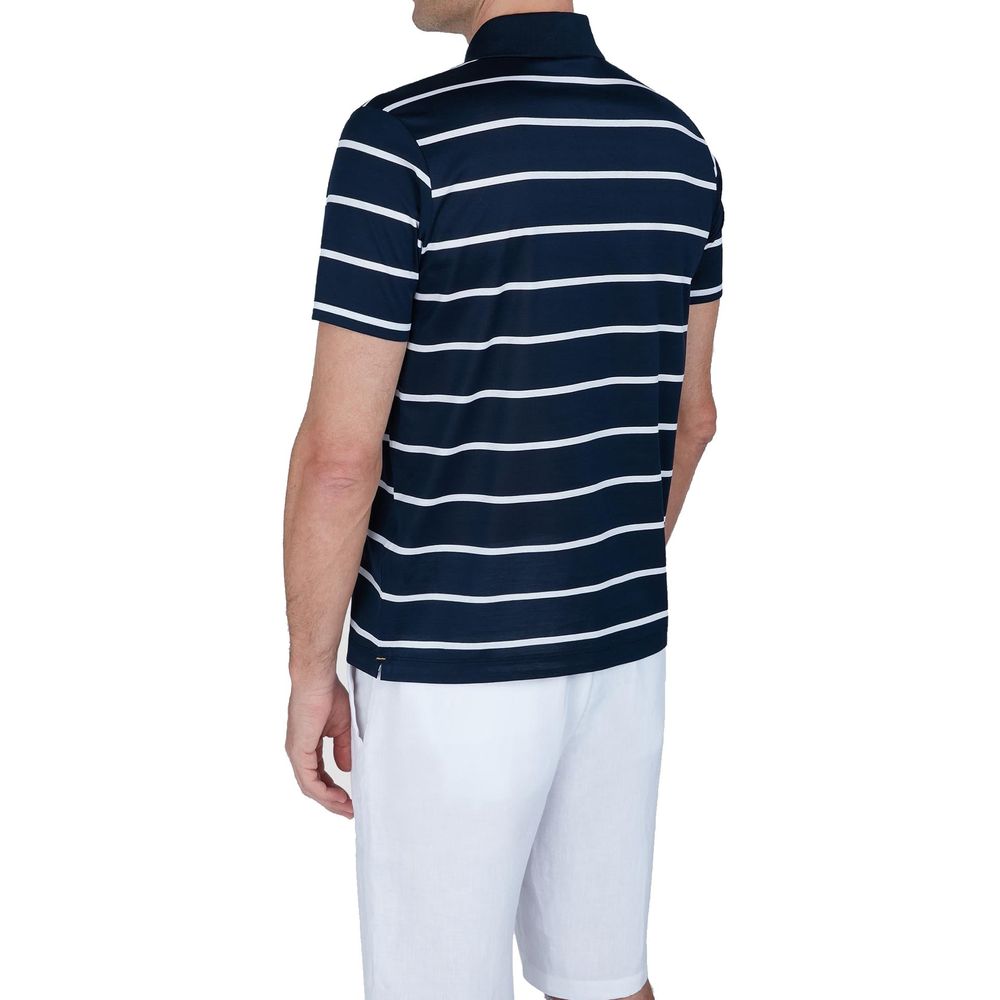 Paul & Shark Blue Cotton Polo Shirt | Regal Royce
