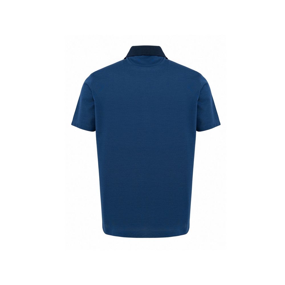 Paul & Shark Blue Cotton Polo Shirt | Regal Royce