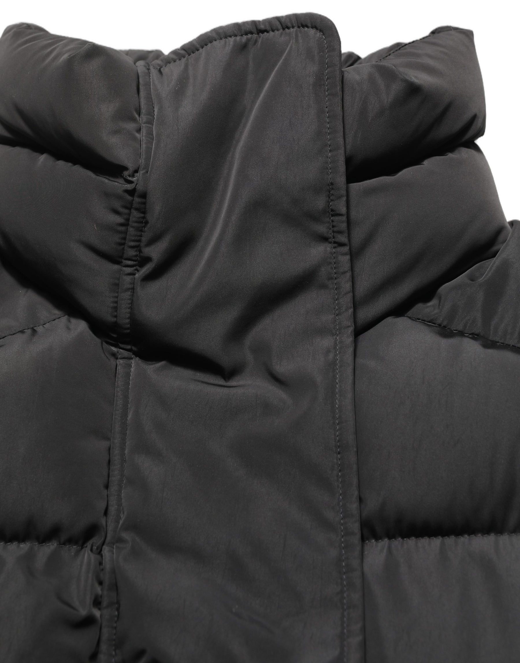 Dolce & Gabbana Black Polyester Sleeveless Padded Men Puffer Jacket | Regal Royce
