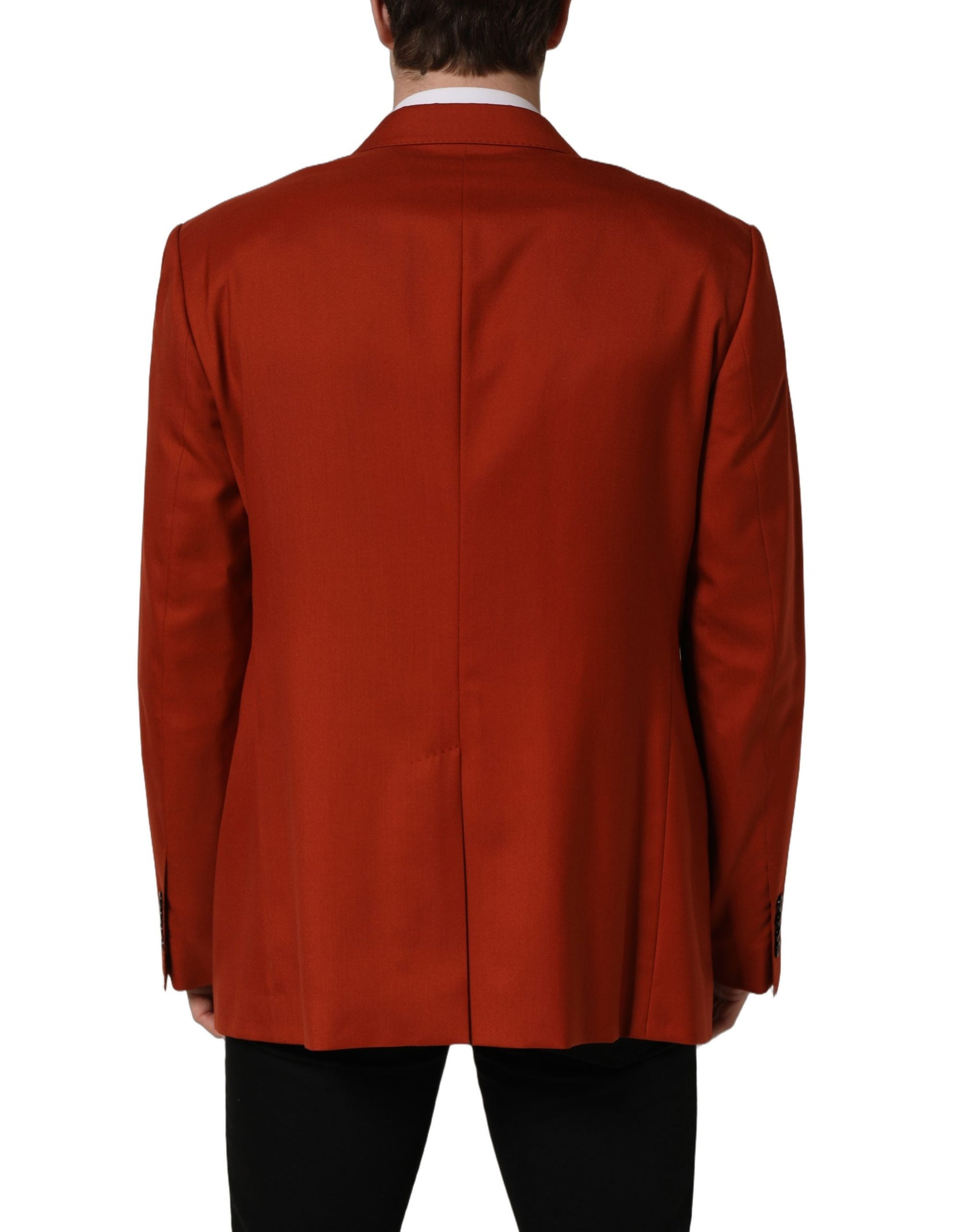 Dolce & Gabbana Red Cashmere Single Breasted Blazer Jacket | Regal Royce