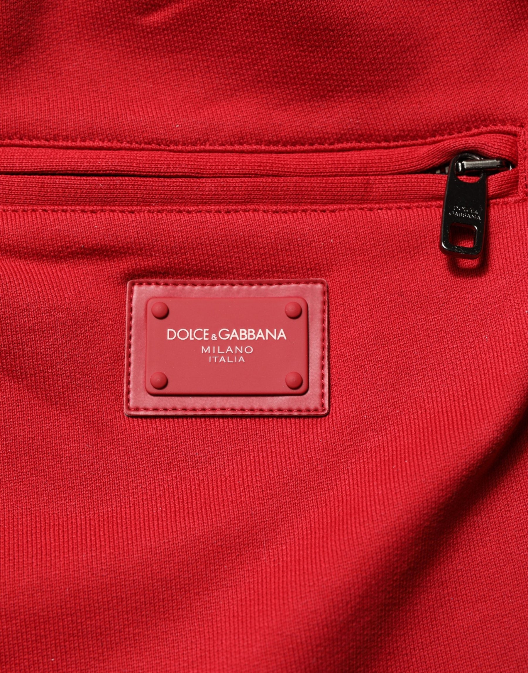 Dolce & Gabbana Red DG Logo Cotton Jogger Men Sweatpants Pants | Regal Royce