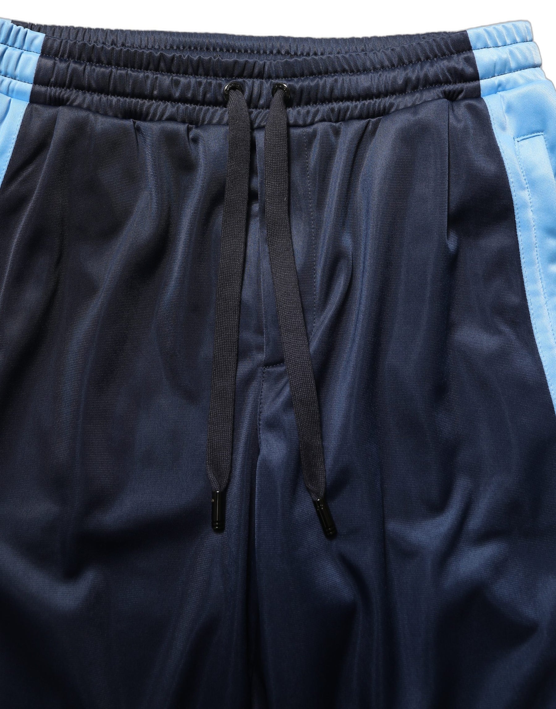 Dolce & Gabbana Blue White Drawstring Jogger Sweatpants Pants | Regal Royce