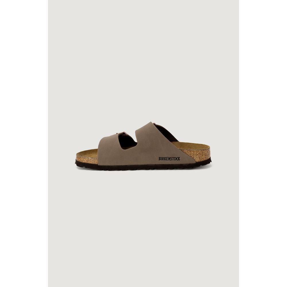 Birkenstock Brown Leather Slippers | Regal Royce