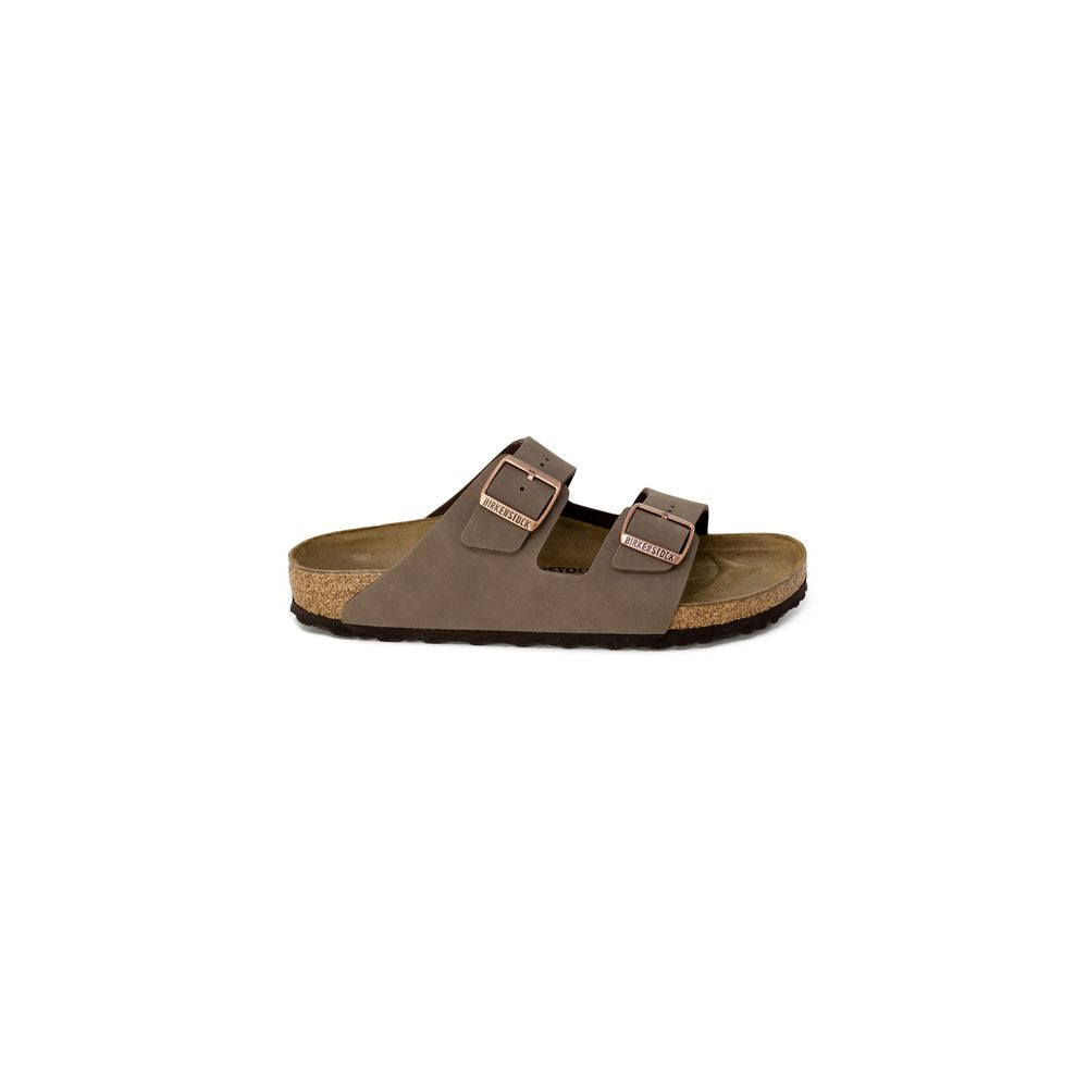 Birkenstock Brown Synthetic Slippers | Regal Royce
