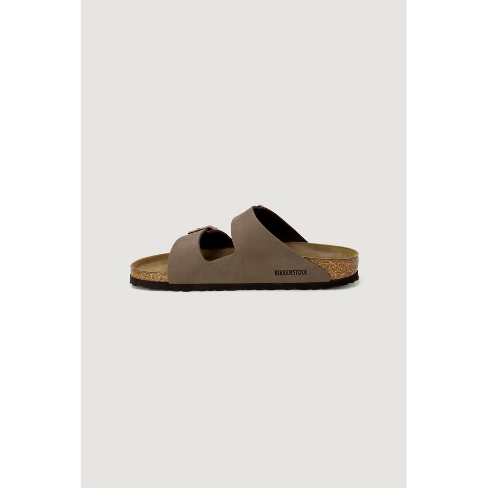 Birkenstock Brown Synthetic Slippers | Regal Royce