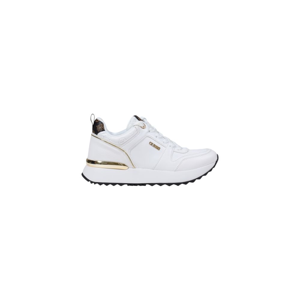 Guess White Polyethylene Low Top Sneakers | Regal Royce