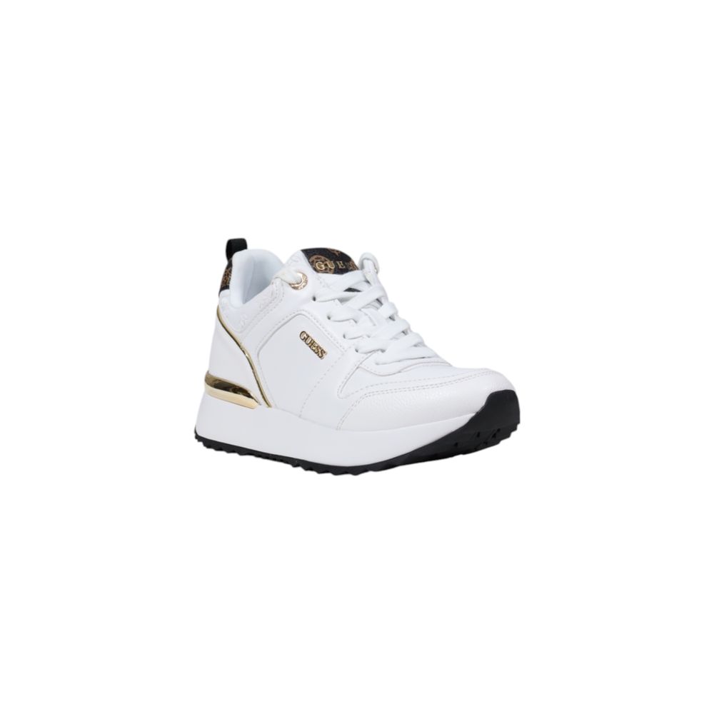Guess White Polyethylene Low Top Sneakers | Regal Royce