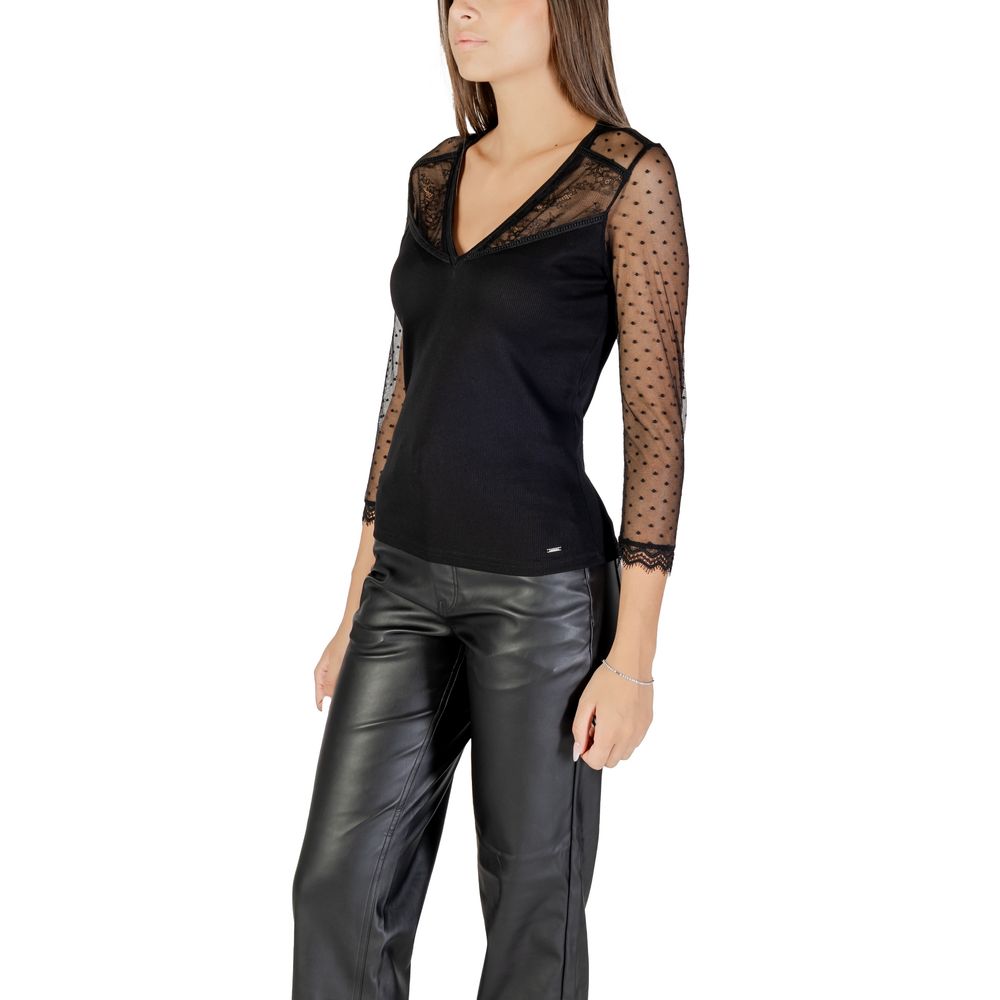Morgan De Toi Black Polyester Blouse | Regal Royce
