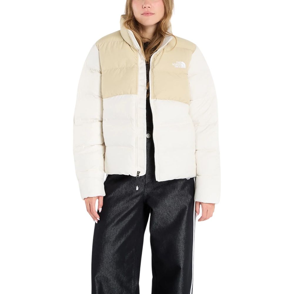The North Face Cream Polyester Coat | Regal Royce