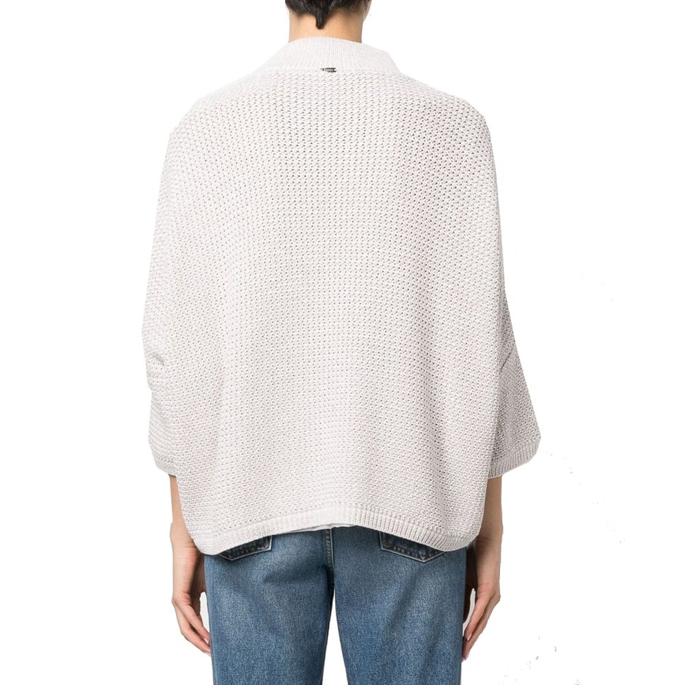 Herno Beige Cotton Cardigan | Regal Royce