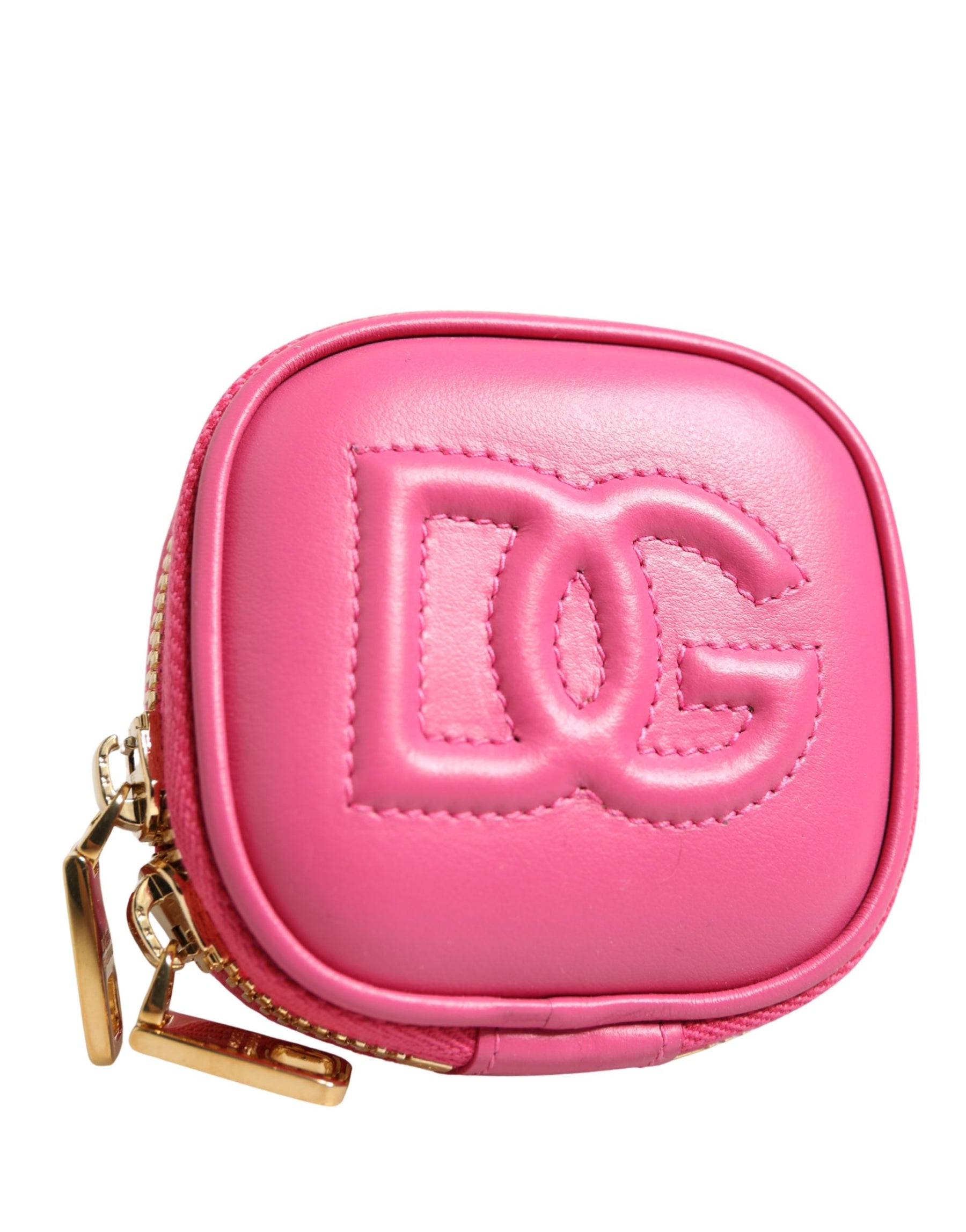 Dolce & Gabbana Pink Calf Leather DG Logo MULTIFUNCTIONAL KIT Borse Bag | Regal Royce
