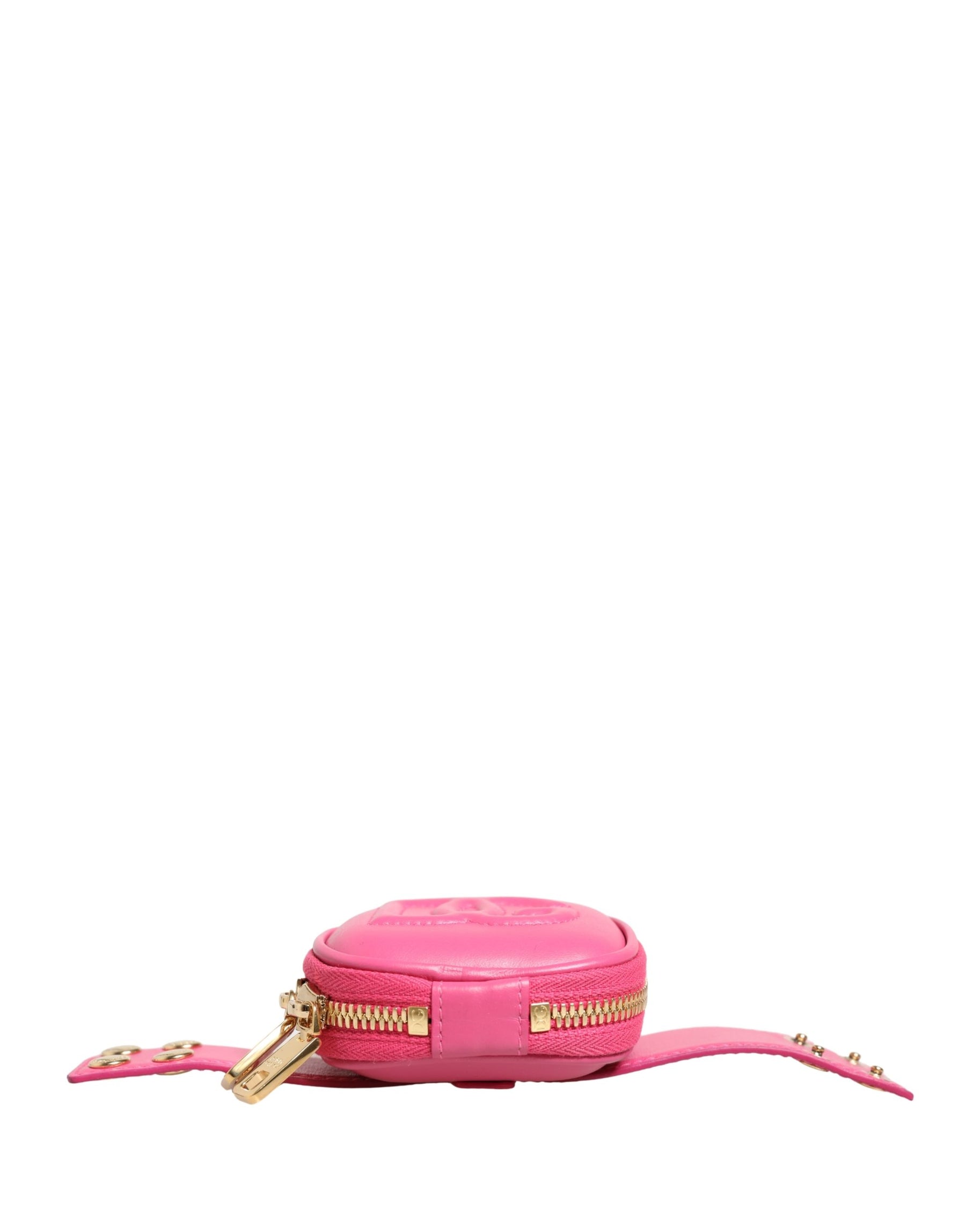 Dolce & Gabbana Pink Calf Leather DG Logo MULTIFUNCTIONAL KIT Borse Bag | Regal Royce