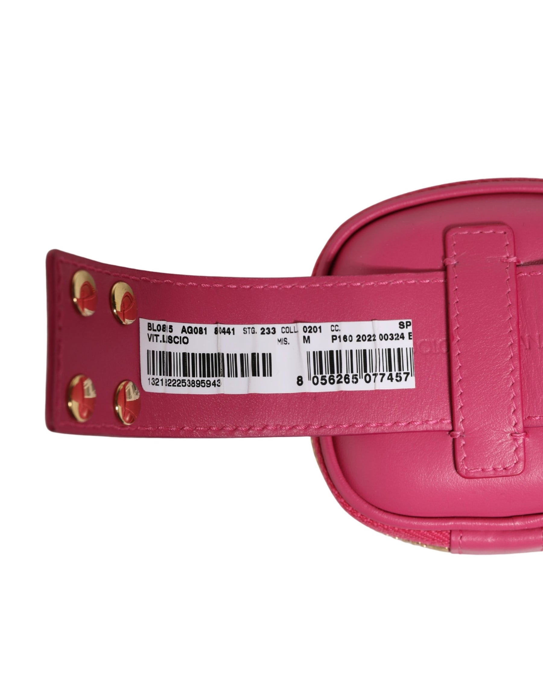 Dolce & Gabbana Pink Calf Leather DG Logo MULTIFUNCTIONAL KIT Borse Bag | Regal Royce