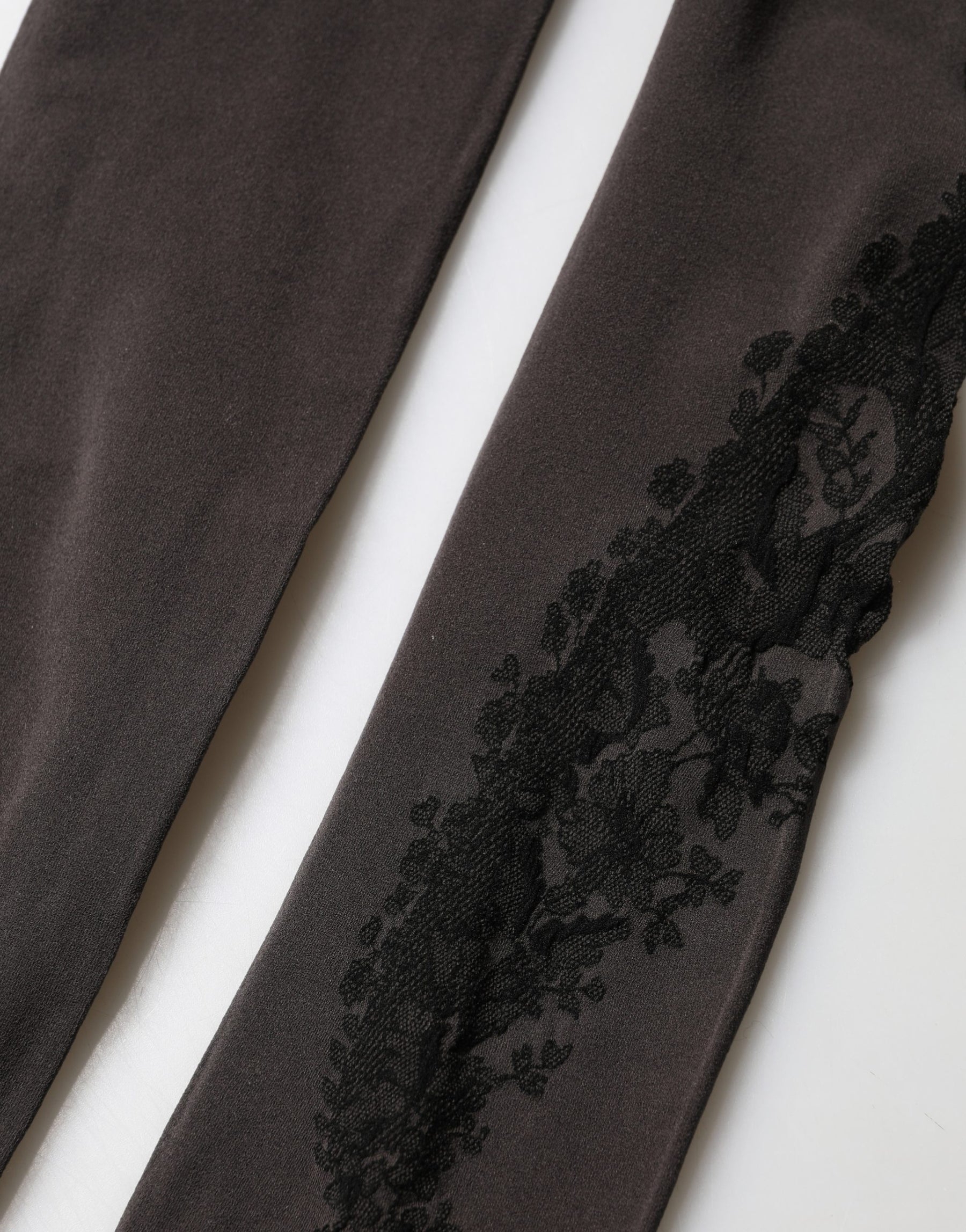 Dolce & Gabbana Black Nylon Tights Stocking Pantyhose Women Socks | Regal Royce