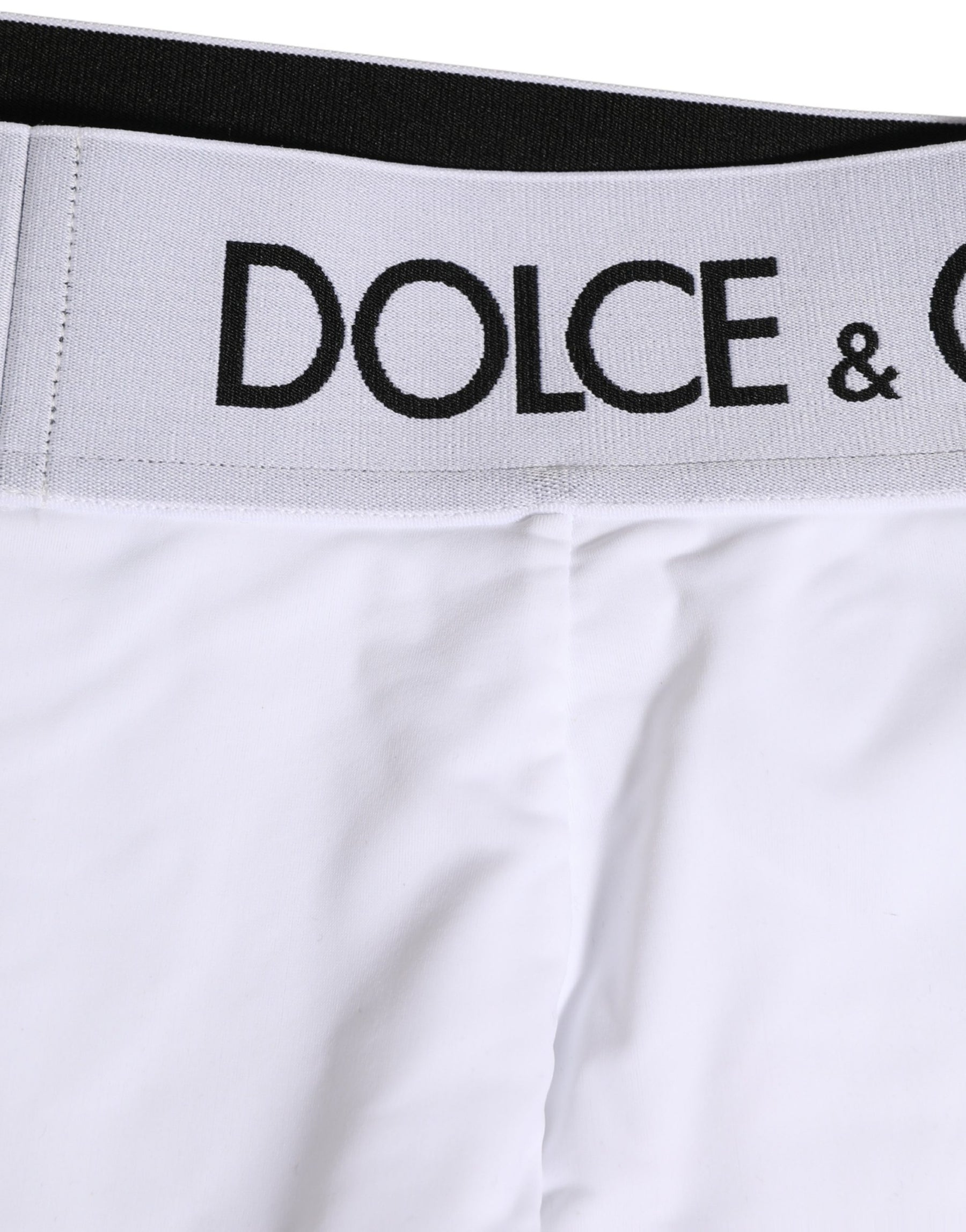 Dolce & Gabbana White Logo Waistband Coulotte Panty Underwear | Regal Royce