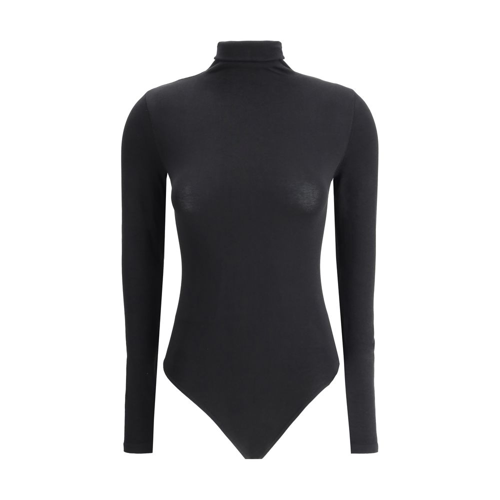 Wolford Black Cotton Bodysuit | Regal Royce
