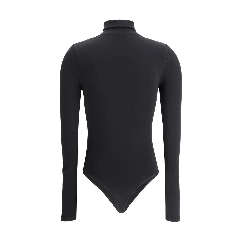 Wolford Black Cotton Bodysuit | Regal Royce